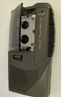 Vintage GE 3-5380A Microcassette Recorder AVR Auto Voice Record TESTED WORKS